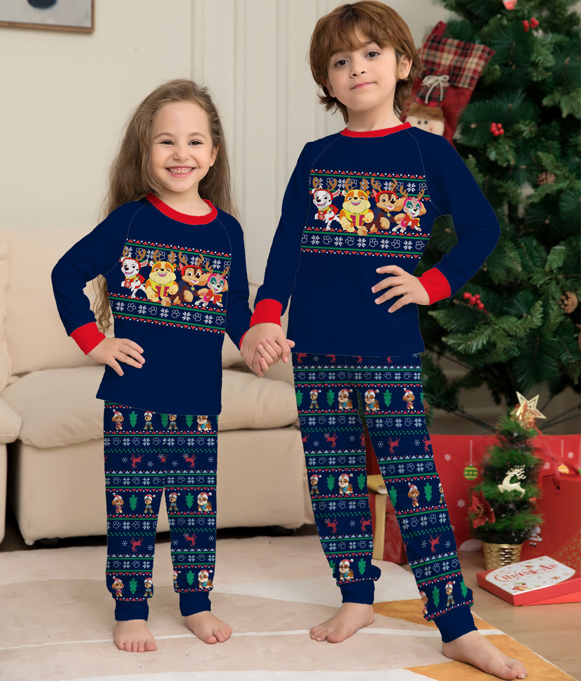 Matching Family Christmas Deer Pajamas Xmas