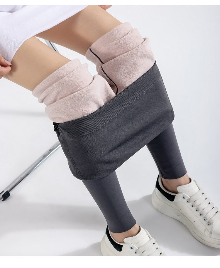 Fleece-Lined Maternity Leggings
