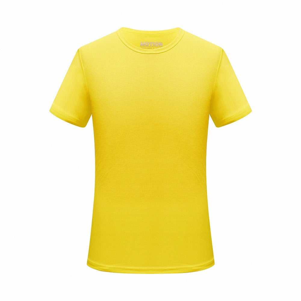 Men Quick Dry T Shirt - Slim Fit Top Tees Solid Shirts