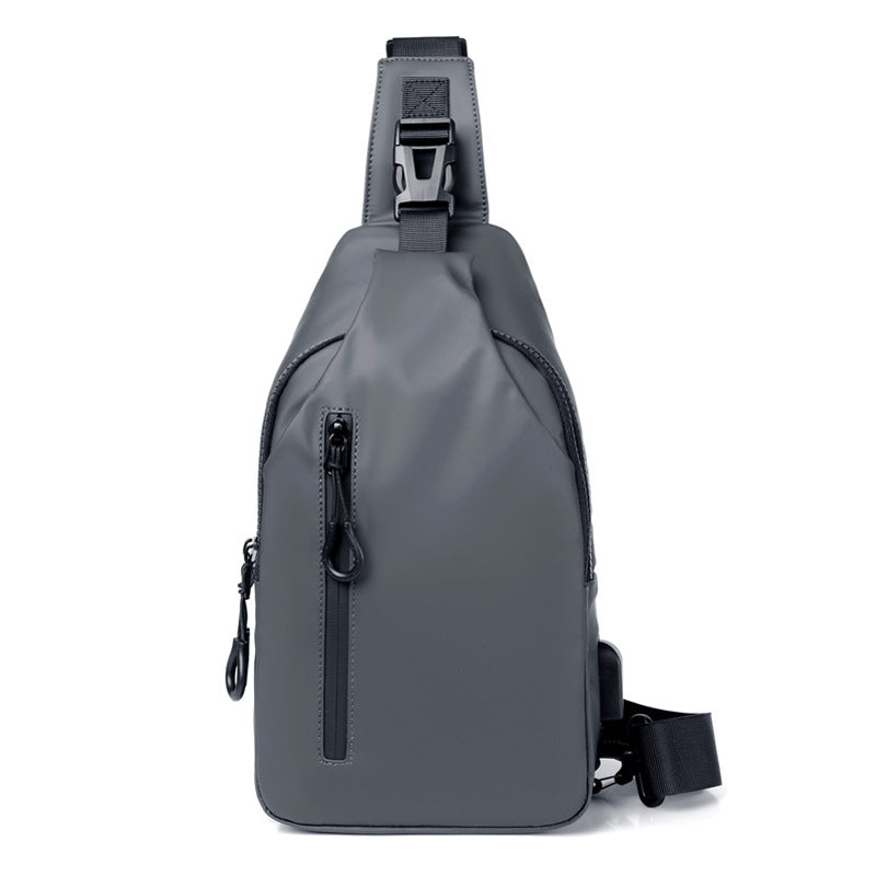Black Sling Crossbody Backpack