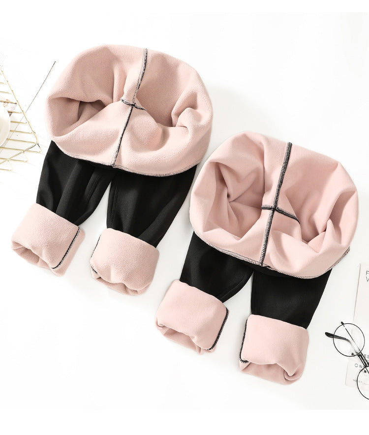 Fleece-Lined Maternity Leggings