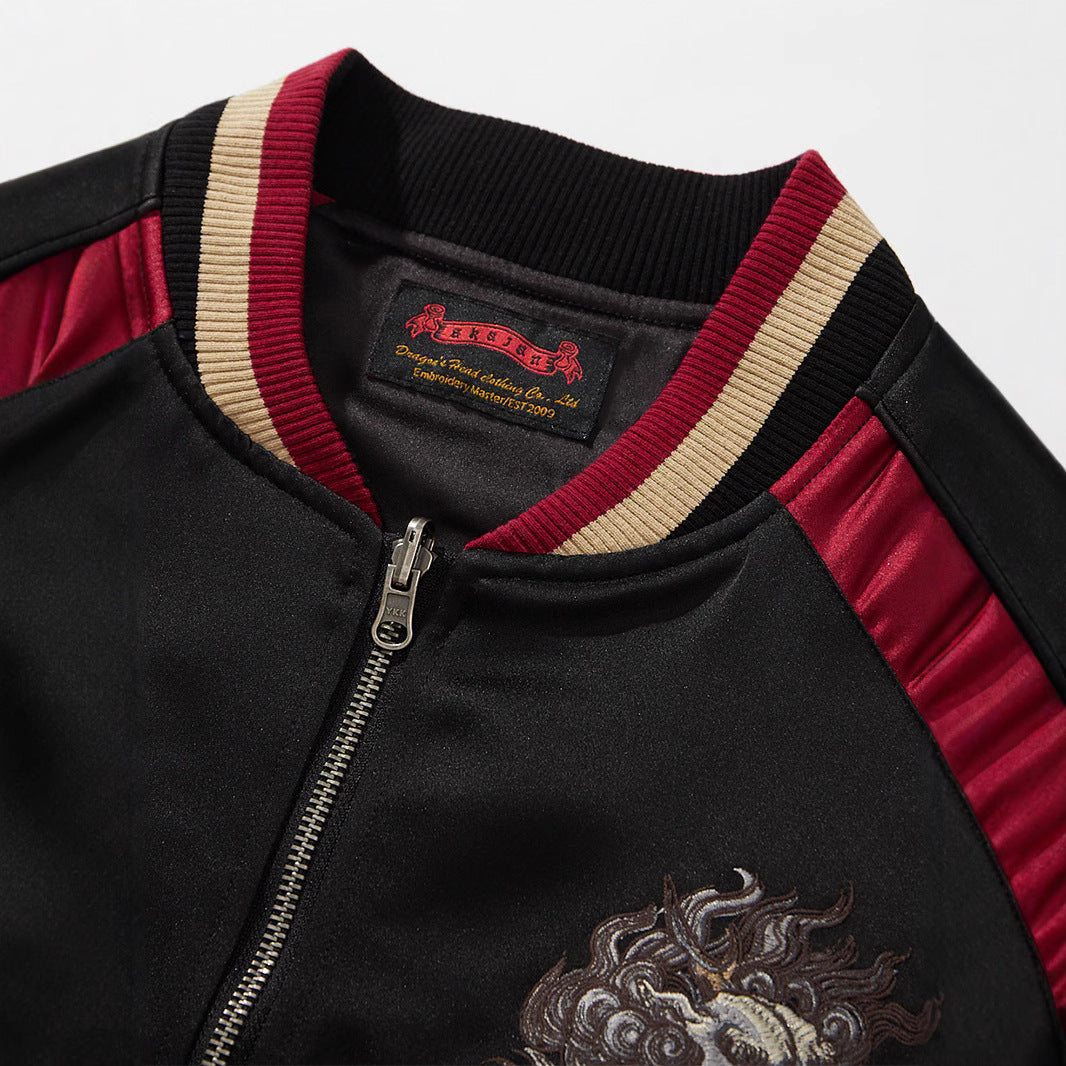 Work Embroidery KIRIN Jacket Men's And Women's Coats