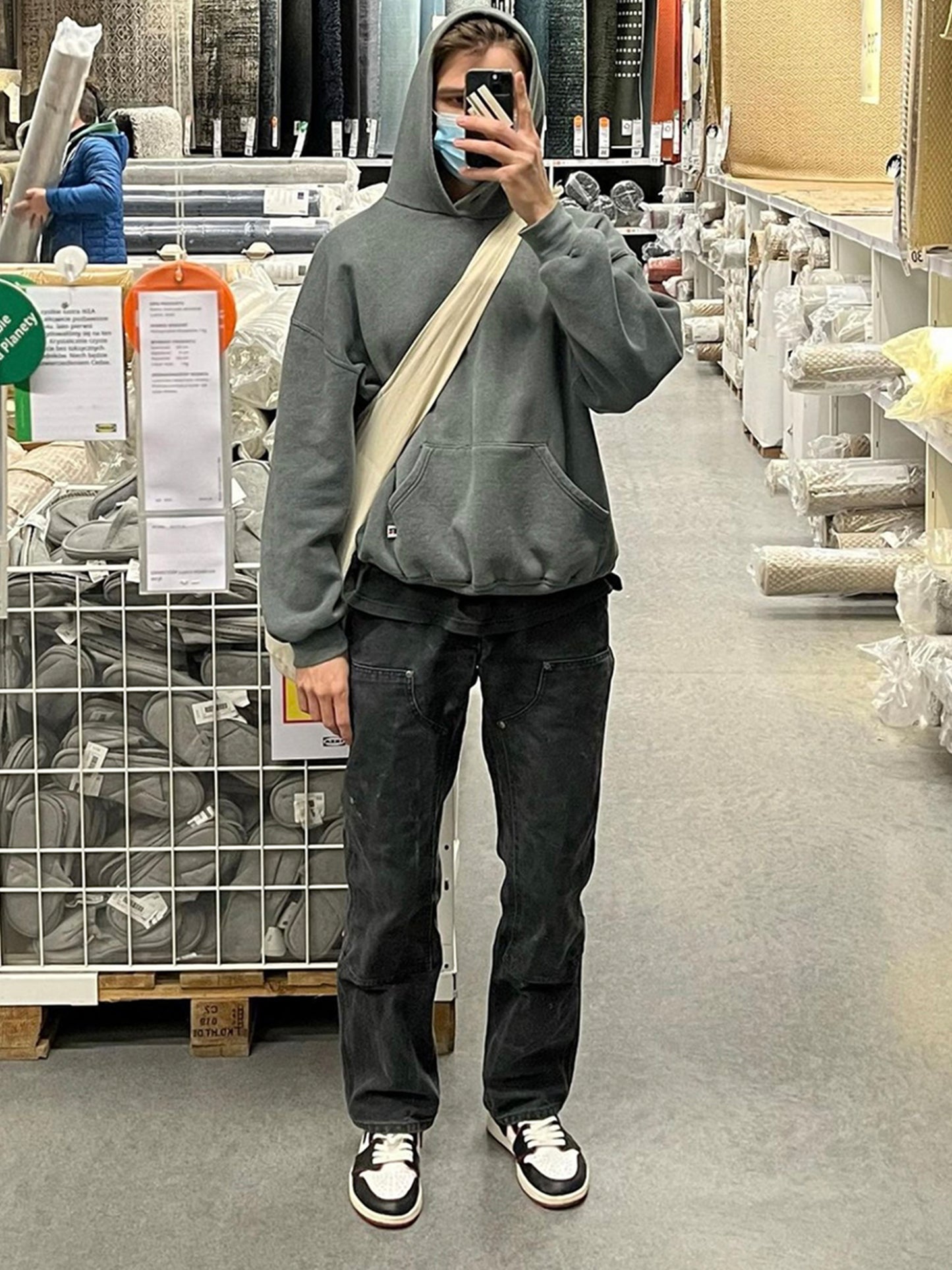 Lumberjack Cargo Pants Men's Straight Slacks