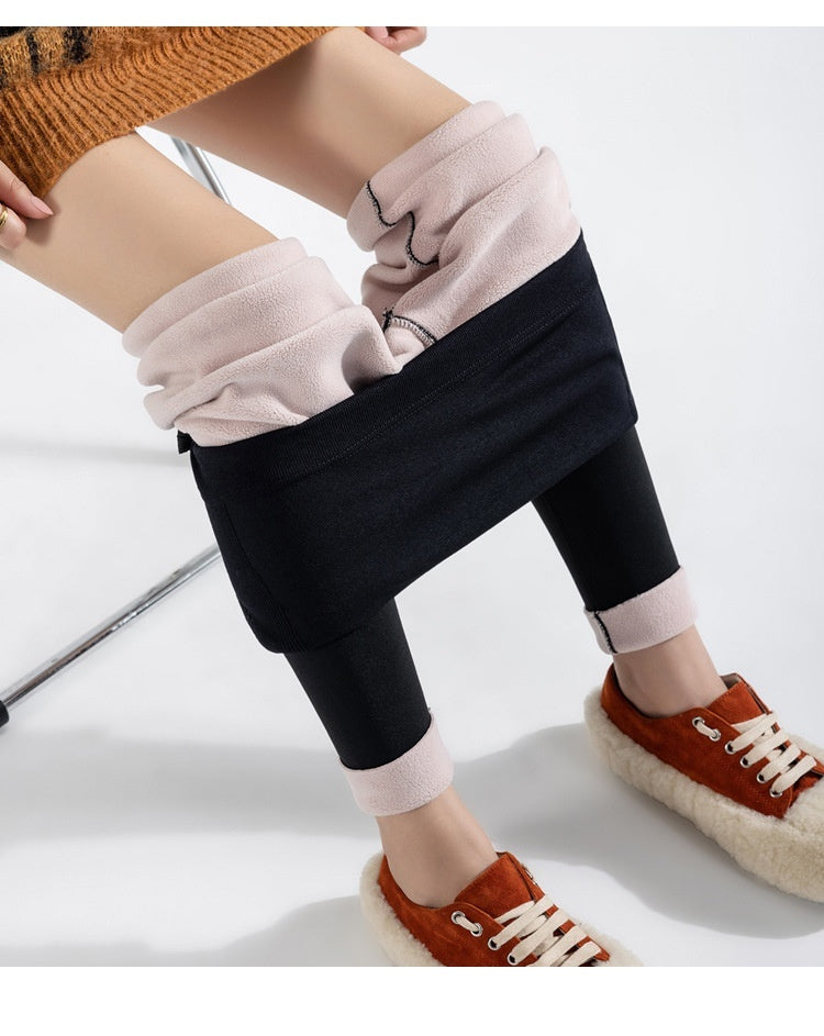 Fleece-Lined Maternity Leggings