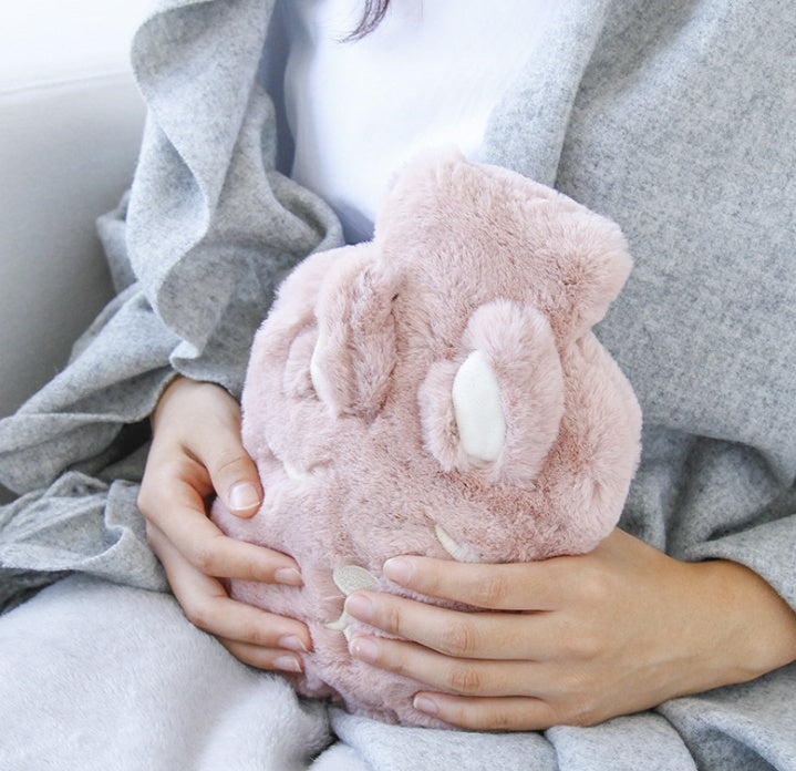 Hot Water Bag Cat Animal Plush Warm Water Bags