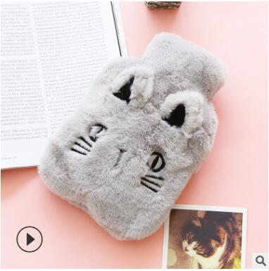 Hot Water Bag Cat Animal Plush Warm Water Bags