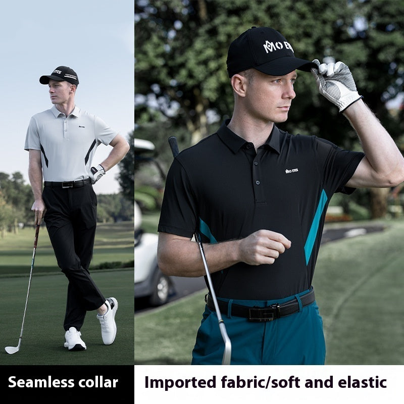 Golf Clothing Men's Short-sleeved T-shirt Sports Polo Shirts