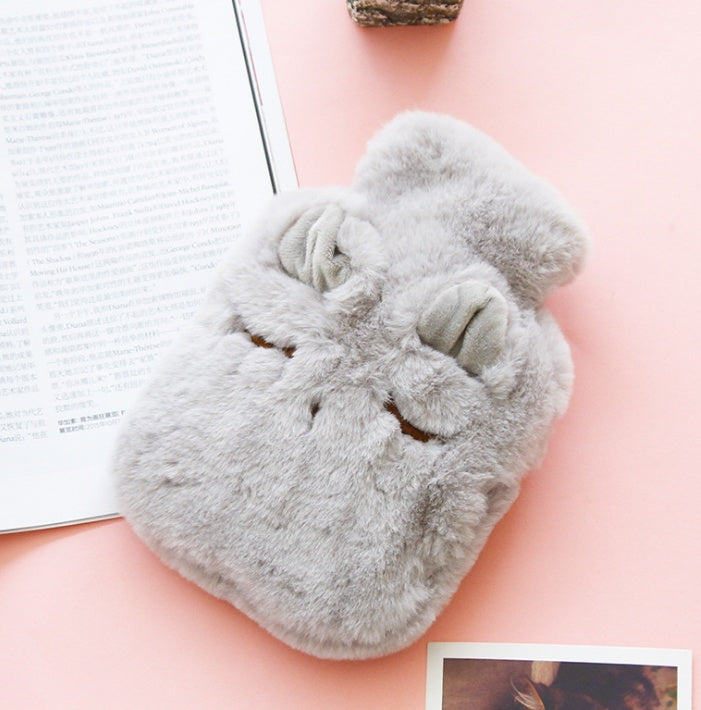 Hot Water Bag Cat Animal Plush Warm Water Bags