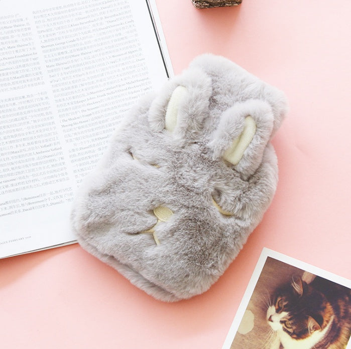 Hot Water Bag Cat Animal Plush Warm Water Bags