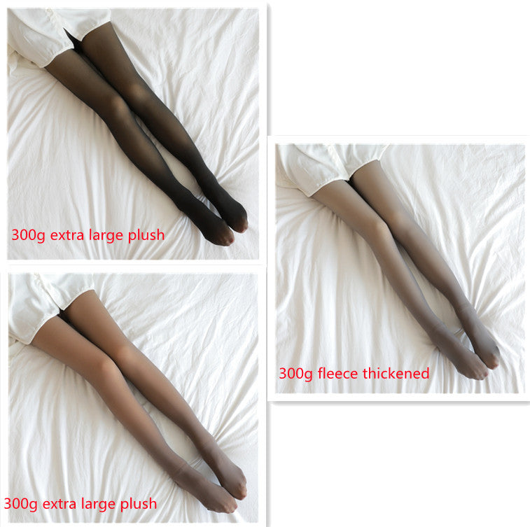 Fleece-Lined Thermal Pantyhose