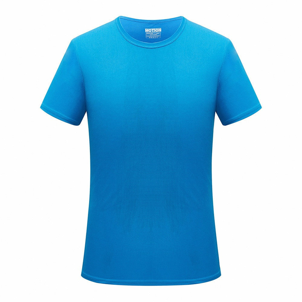 Men Quick Dry T Shirt - Slim Fit Top Tees Solid Shirts