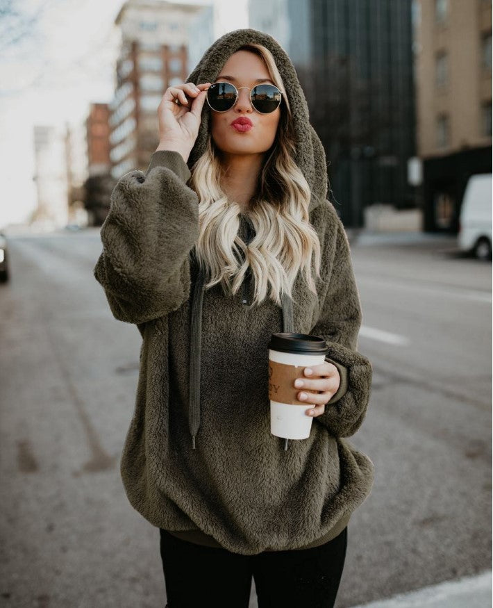 Polerones Fleece Hoodies Long Sleeve