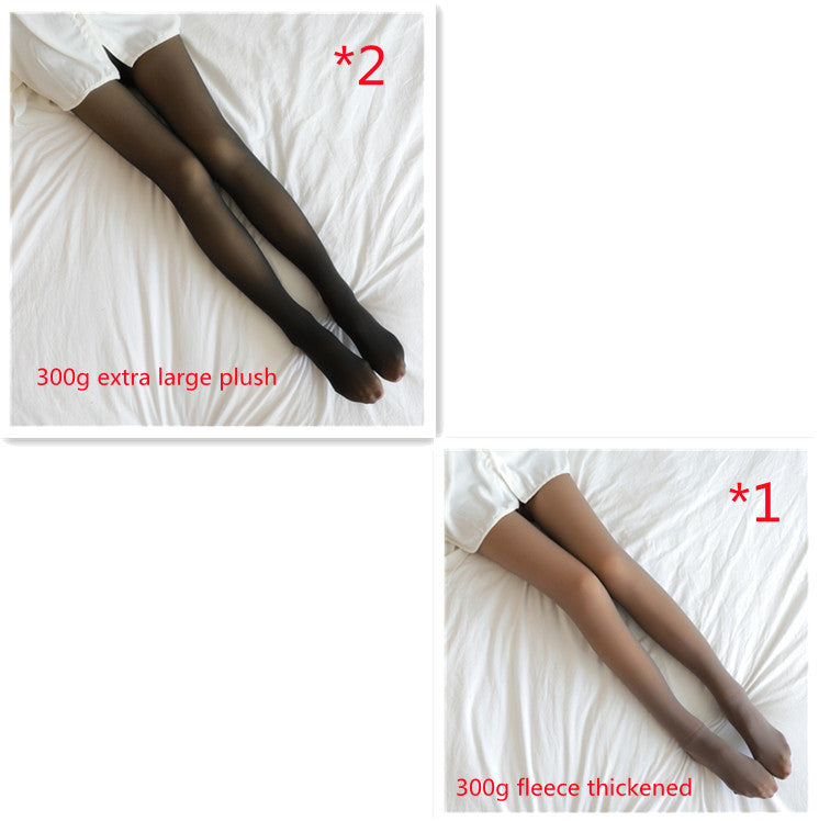 Fleece-Lined Thermal Pantyhose