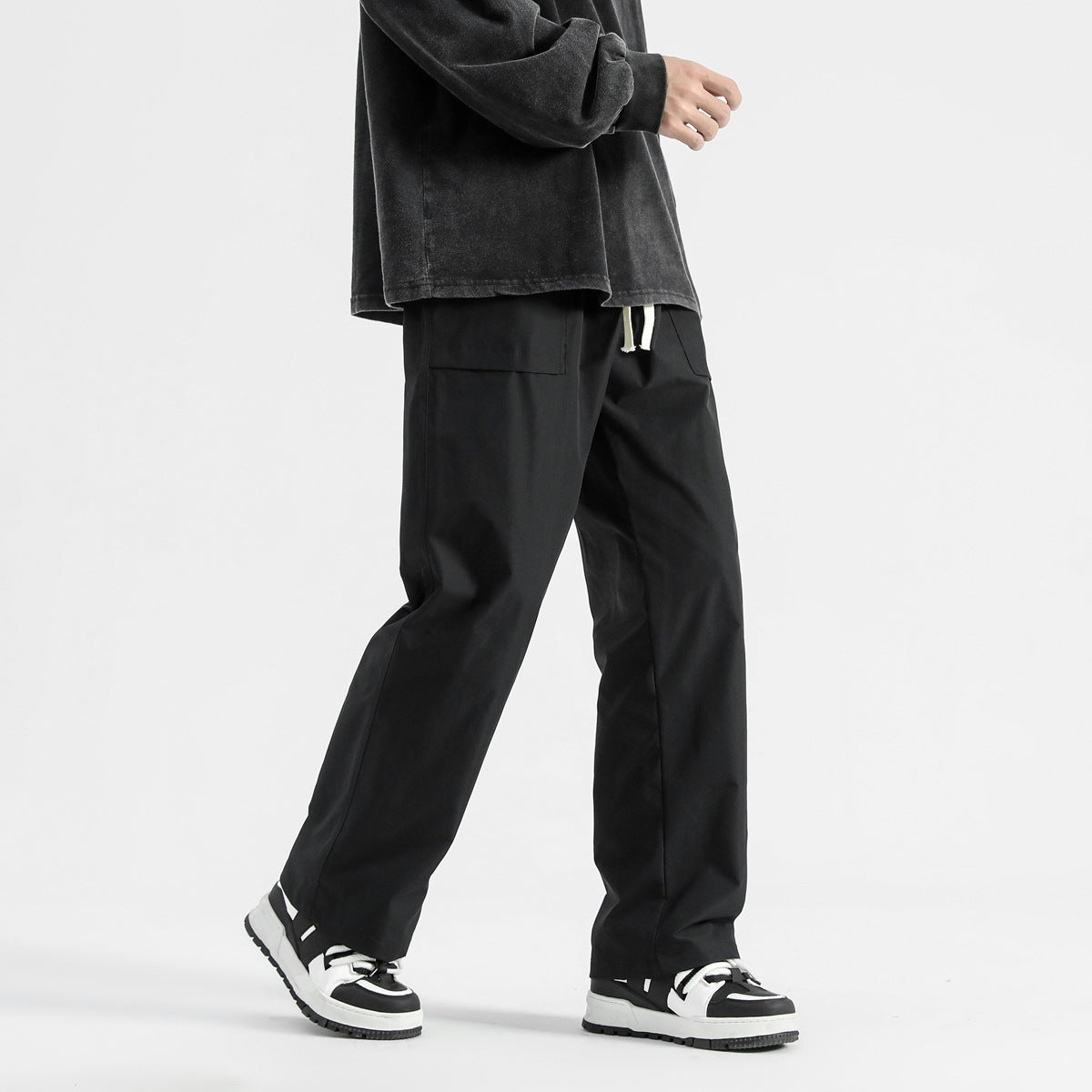 Sports Pants Baggy Straight Trousers