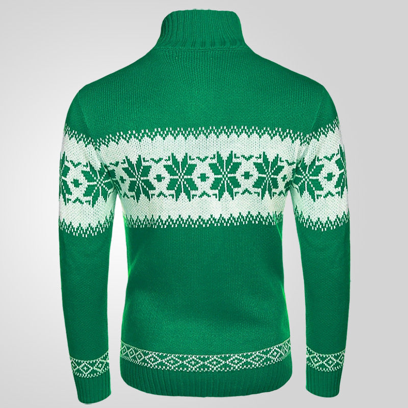 Pullover Long Sleeved Knitted Sweater Clothing