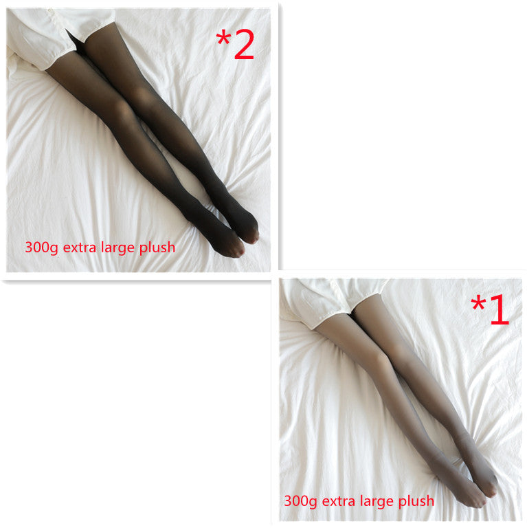 Fleece-Lined Thermal Pantyhose