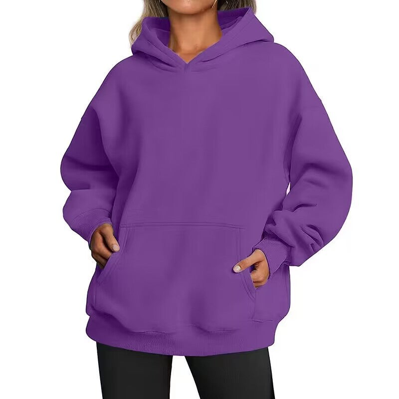 Queen Oversized Hoodie Drop-shoulder Sleeve Sports