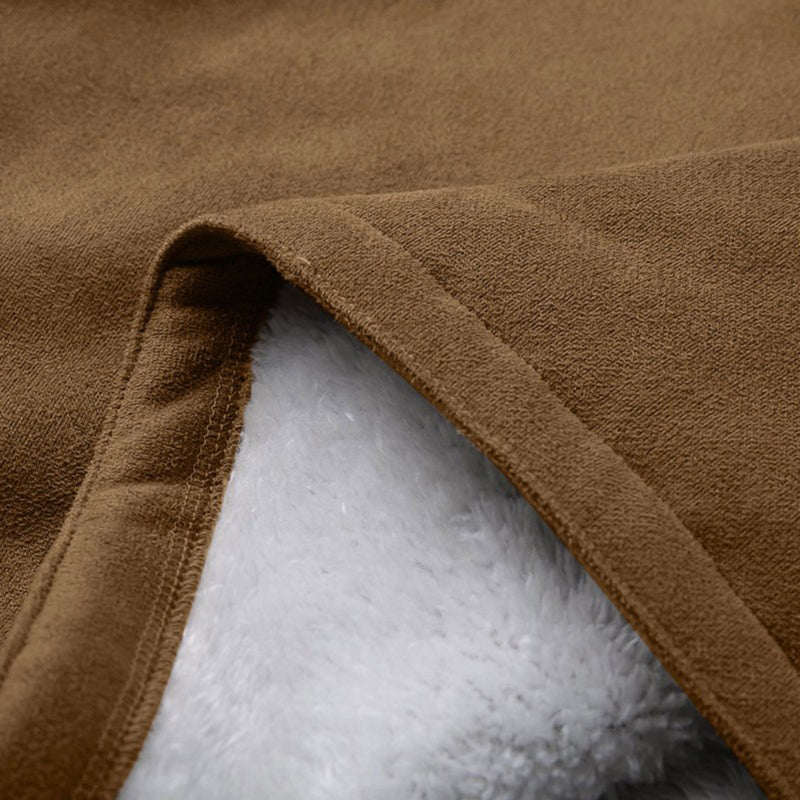 Winter Jackets Sherpa Lined - Duffle Toggle Coat Hooded Fleece Jacket