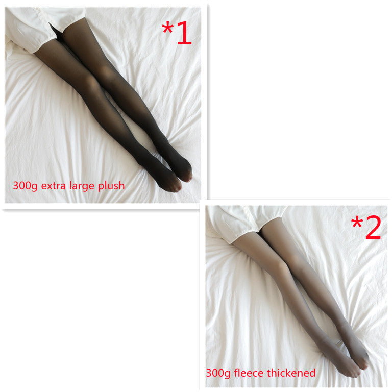 Fleece-Lined Thermal Pantyhose