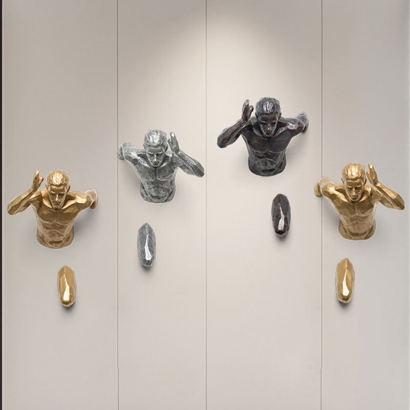 Character wall hanging wall decoration art