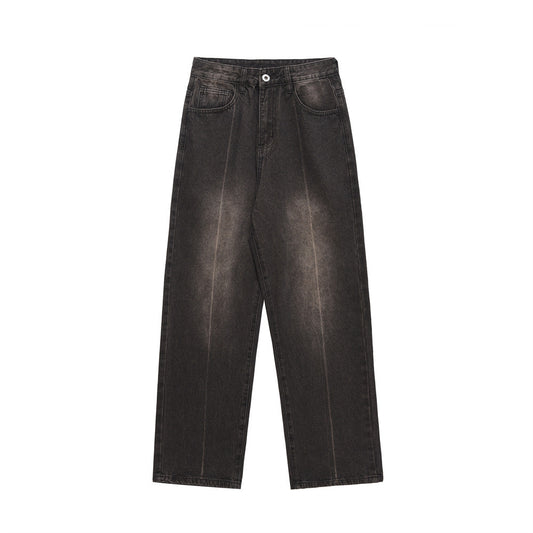 American Basic Style Straight Jeans