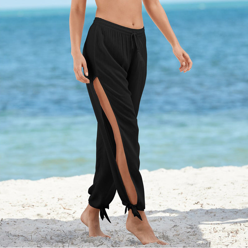 Loose-fitting Low-waisted Wide-legged Pants