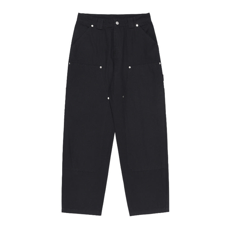 Lumberjack Cargo Pants Men's Straight Slacks