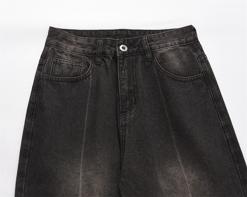 American Basic Style Straight Jeans