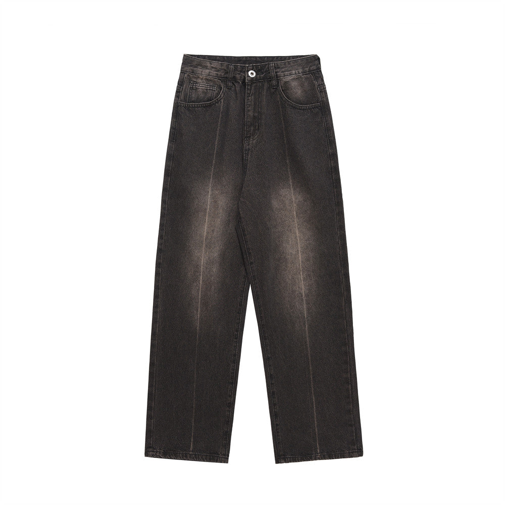 American Basic Style Straight Jeans