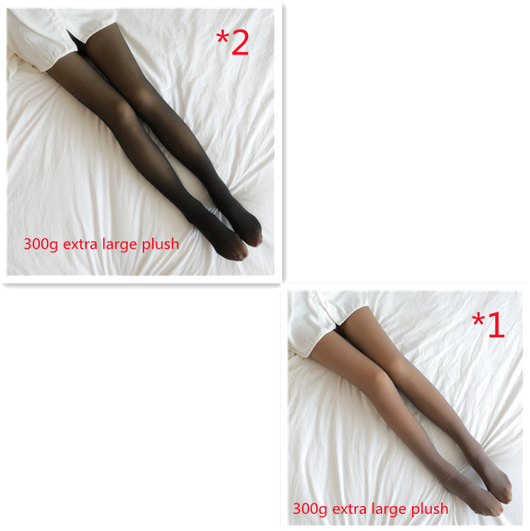 Fleece-Lined Thermal Pantyhose
