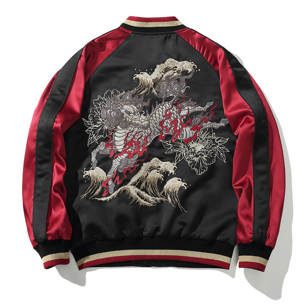 Work Embroidery KIRIN Jacket Men's And Women's Coats