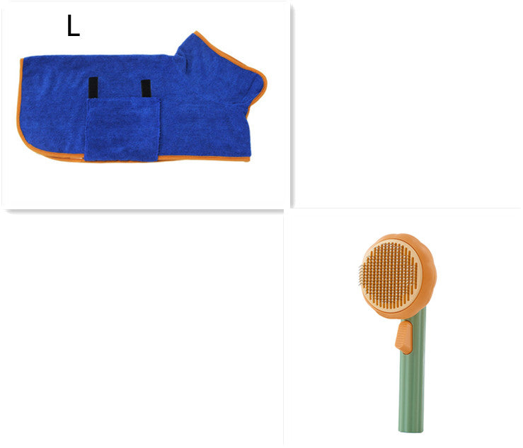 Cat Brush Steel Wire Self-cleaning Comb Looper