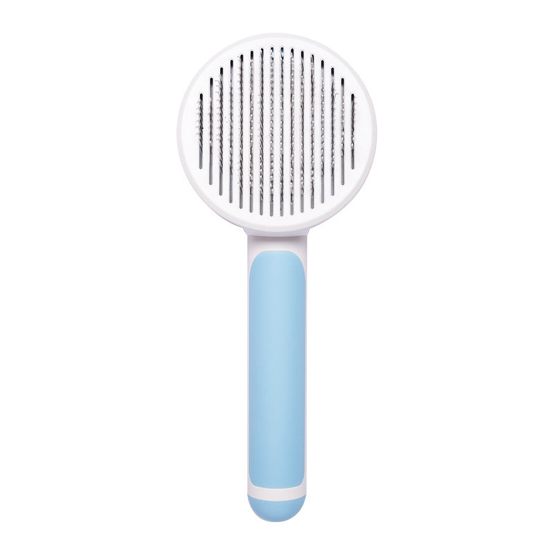 Cat Brush Steel Wire Self-cleaning Comb Looper
