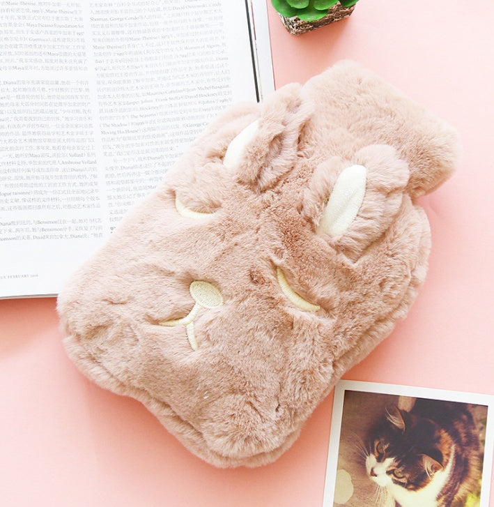 Hot Water Bag Cat Animal Plush Warm Water Bags