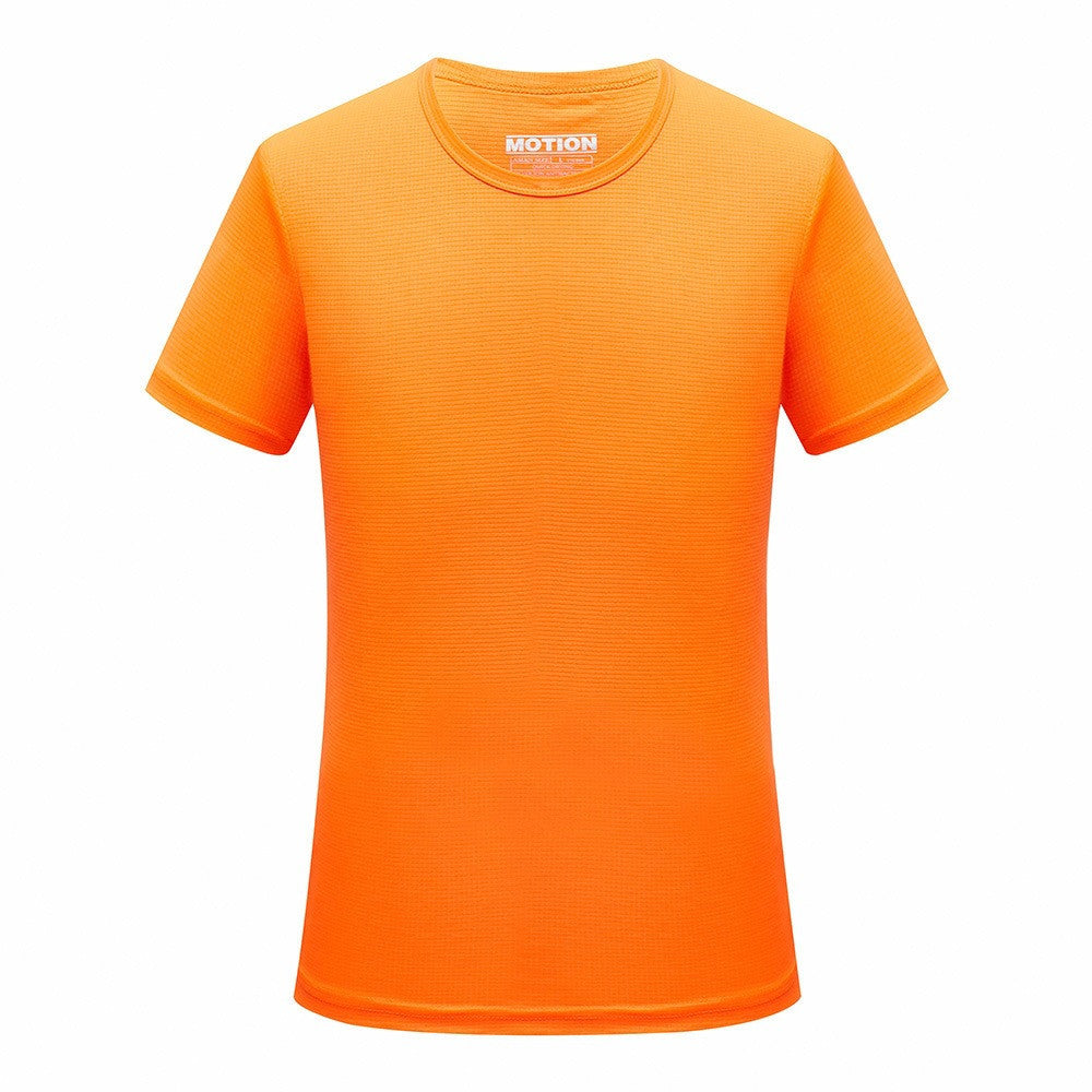 Men Quick Dry T Shirt - Slim Fit Top Tees Solid Shirts