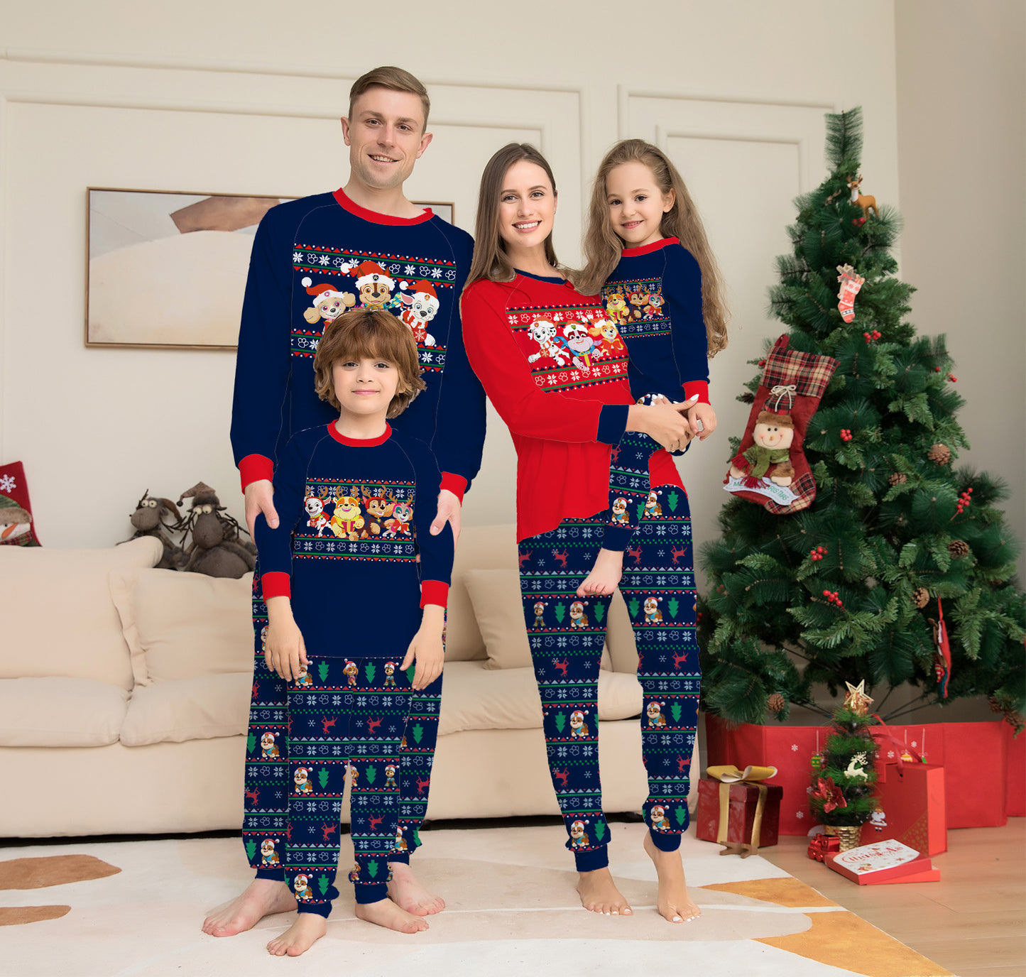 Matching Family Christmas Deer Pajamas Xmas