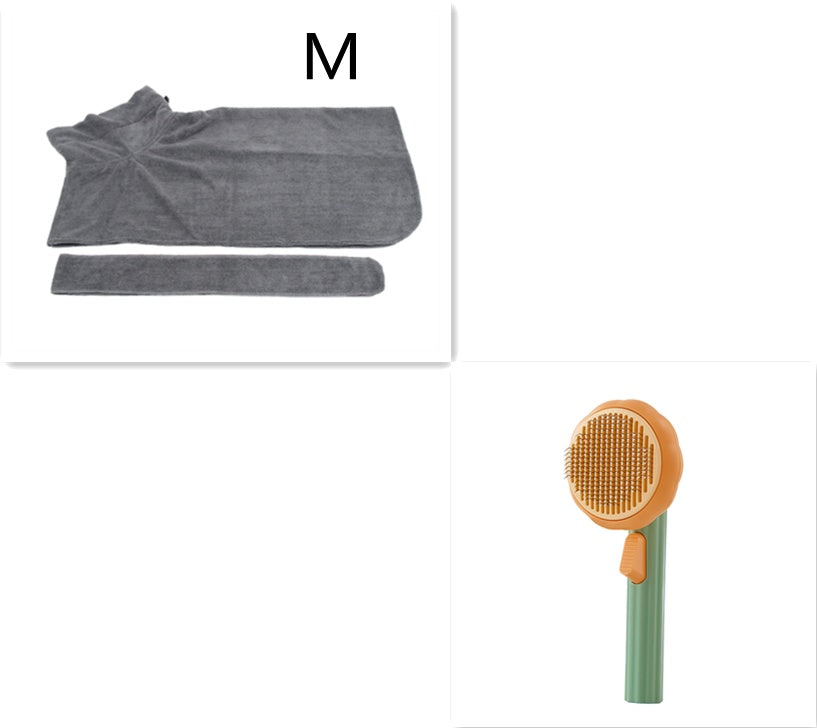 Cat Brush Steel Wire Self-cleaning Comb Looper