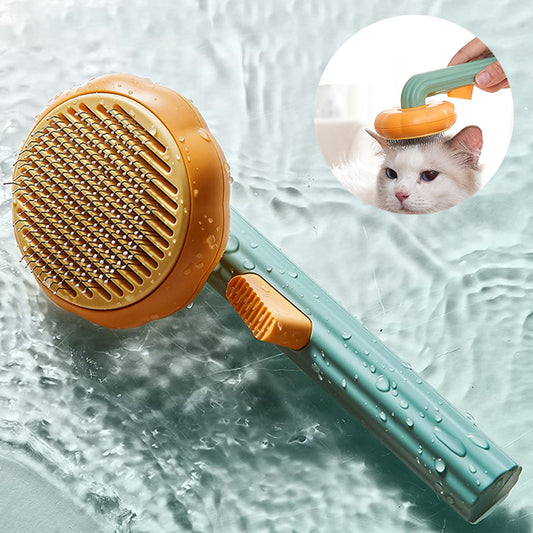 Cat Brush Steel Wire Self-cleaning Comb Looper