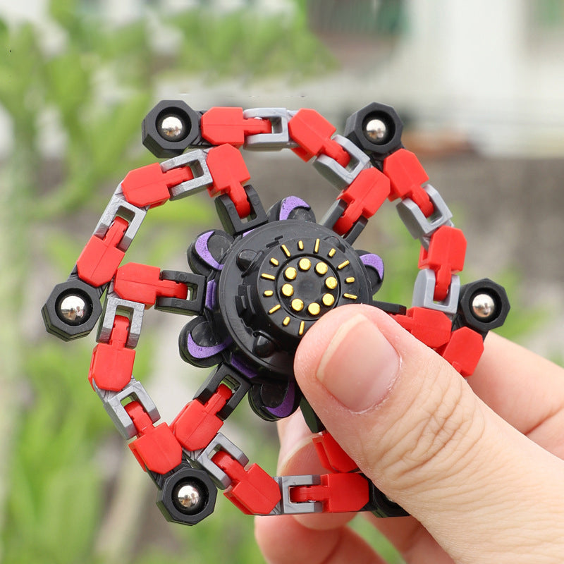 Deformed Fidget Spinner Chain