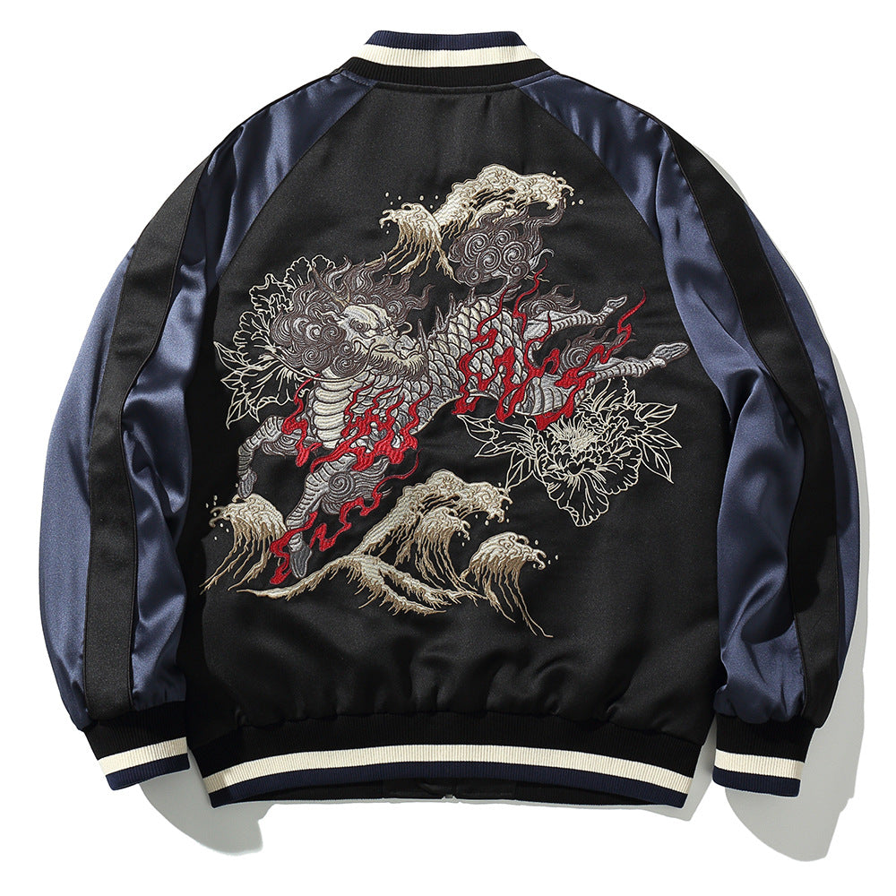 Work Embroidery KIRIN Jacket Men's And Women's Coats