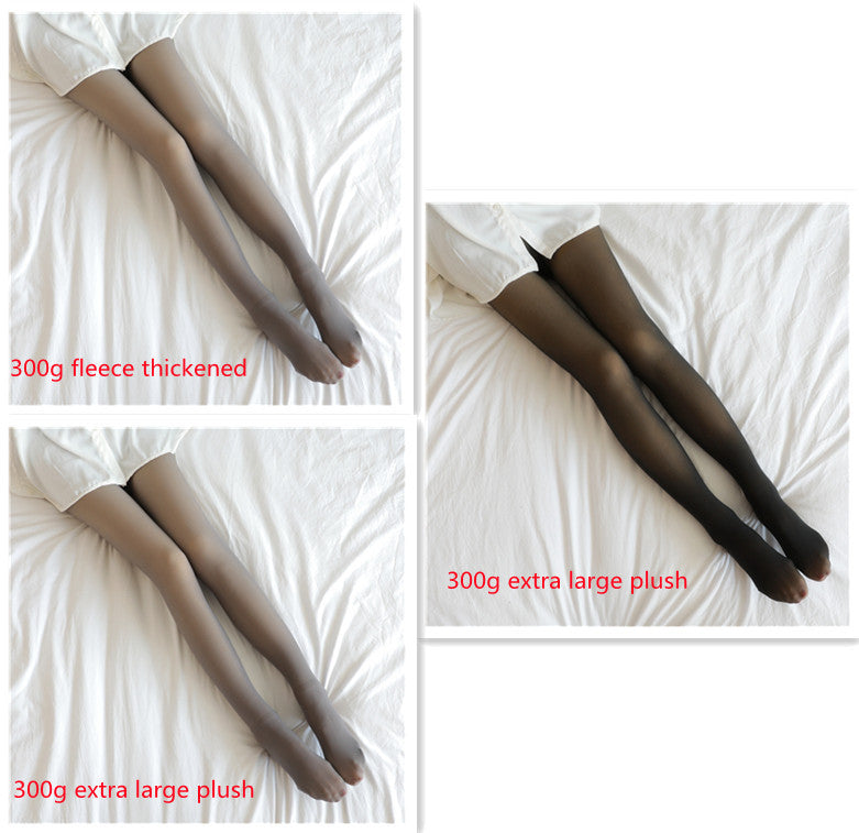 Fleece-Lined Thermal Pantyhose