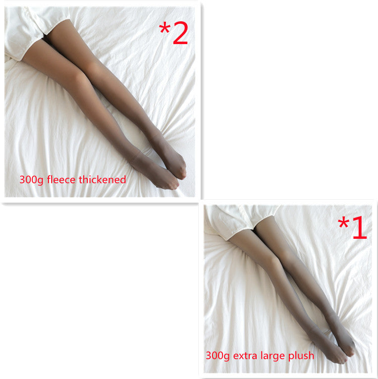 Fleece-Lined Thermal Pantyhose