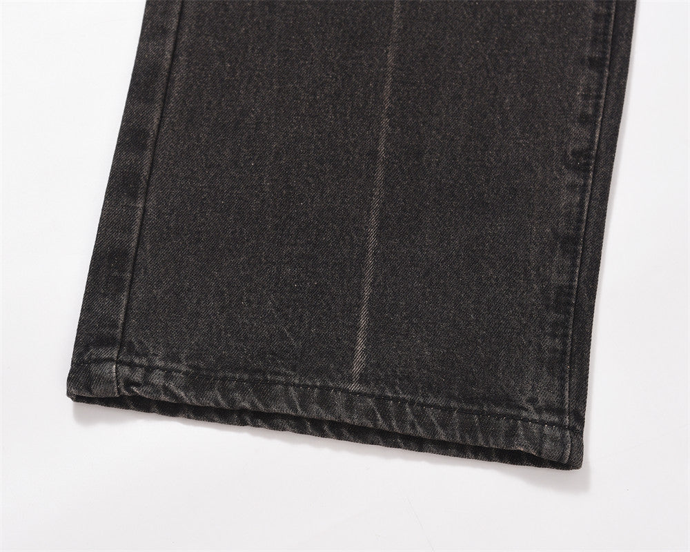 American Basic Style Straight Jeans