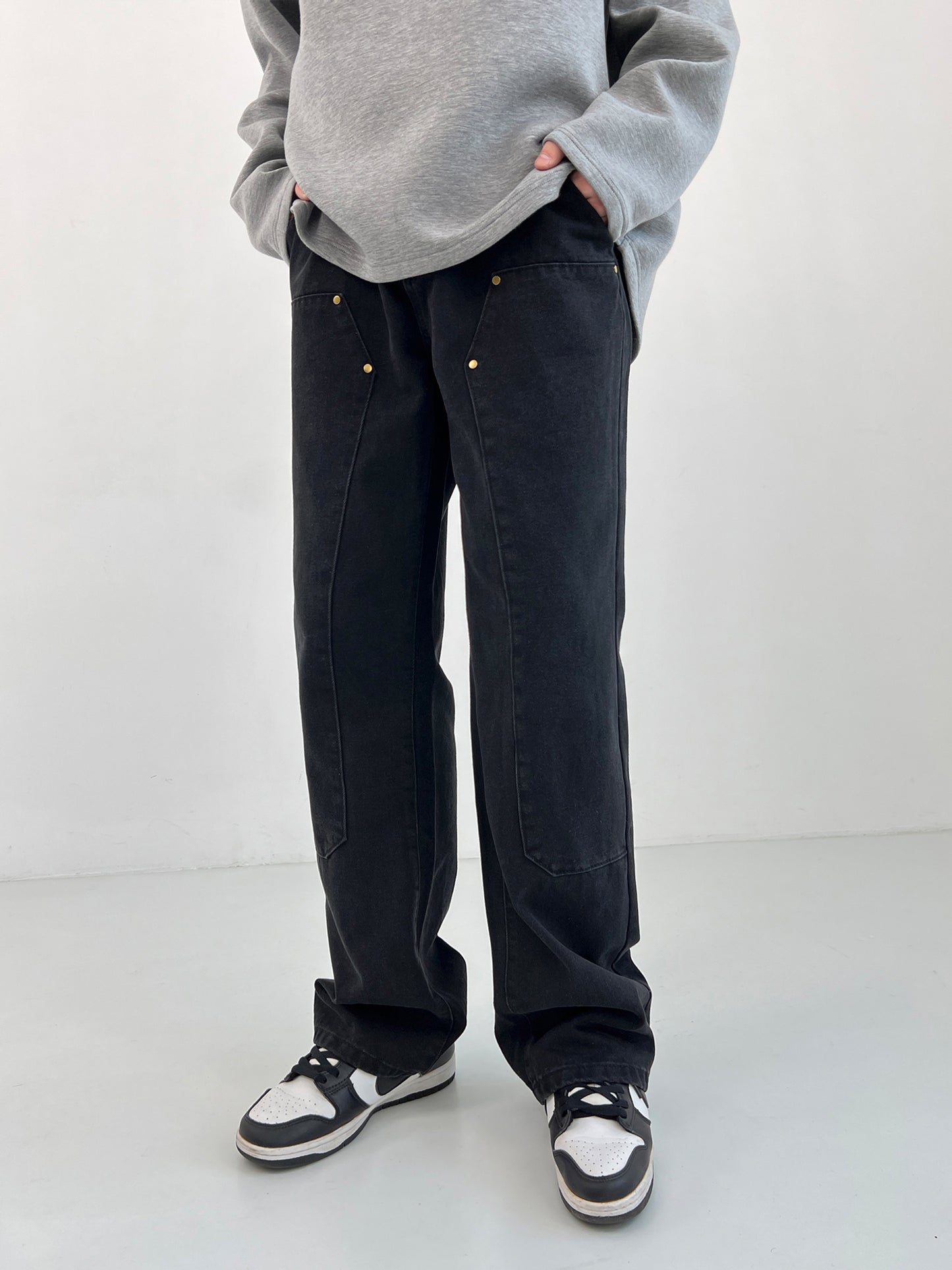 Lumberjack Cargo Pants Men's Straight Slacks