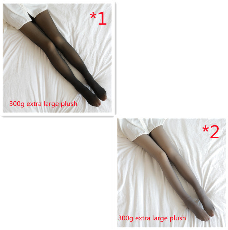 Fleece-Lined Thermal Pantyhose