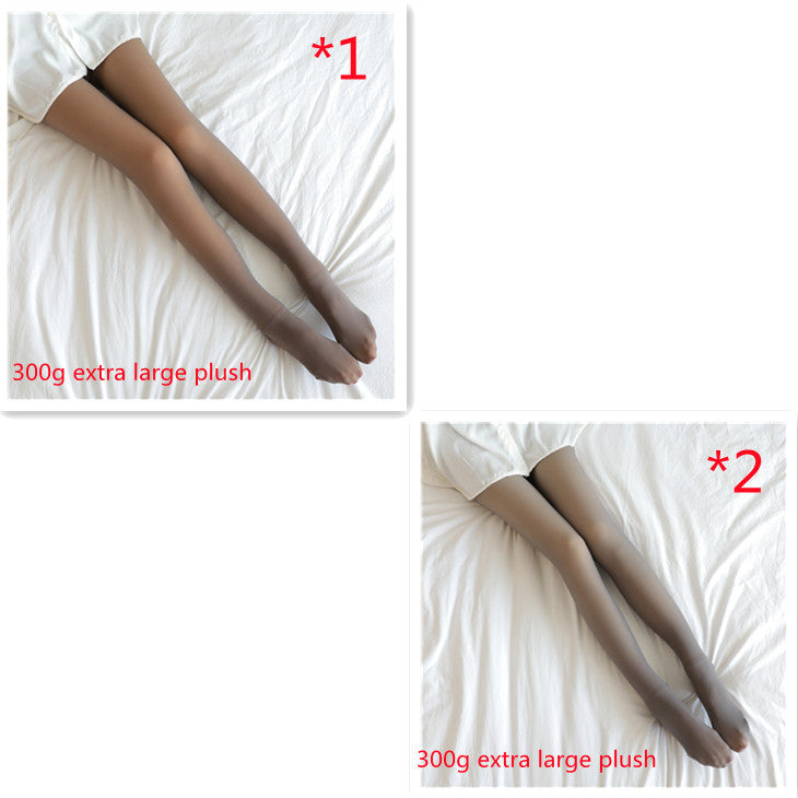 Fleece-Lined Thermal Pantyhose