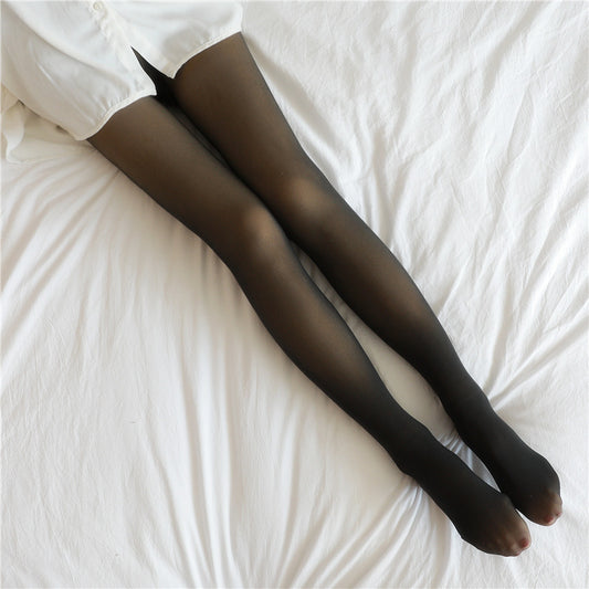 Fleece-Lined Thermal Pantyhose
