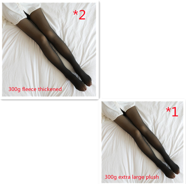 Fleece-Lined Thermal Pantyhose