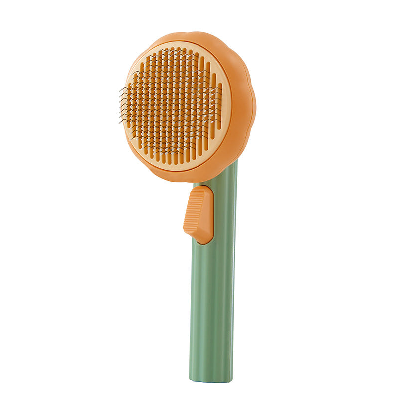Cat Brush Steel Wire Self-cleaning Comb Looper