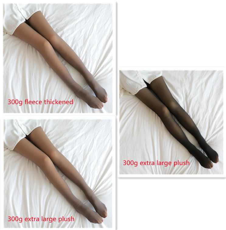 Fleece-Lined Thermal Pantyhose